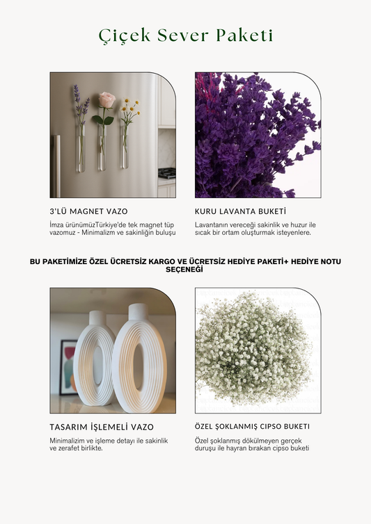 Çiçek Sever Özel Paketi
